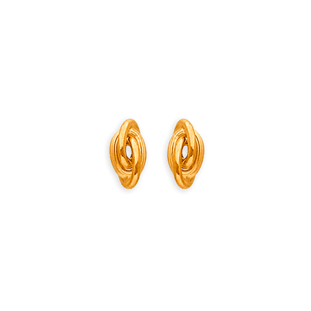 Boucles d'oreilles Or 750 Nœud antillais 6mm