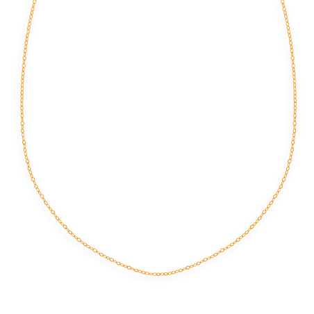 Collier chaîne or maille forçat miroir