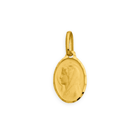 Médaille Or750 Madone Vierge De Lourdes avec bélière