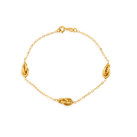 Bracelet Or750 Chaîne Nœud Forçat Antillais