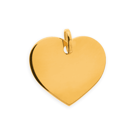 Pendentif Cœur avec bélière Or375
