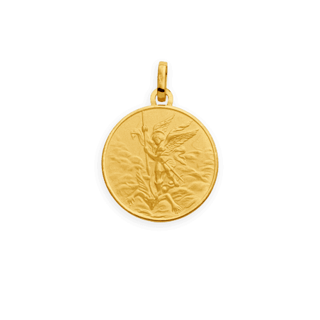 Médaille Or375 Saint Michel avec bélière