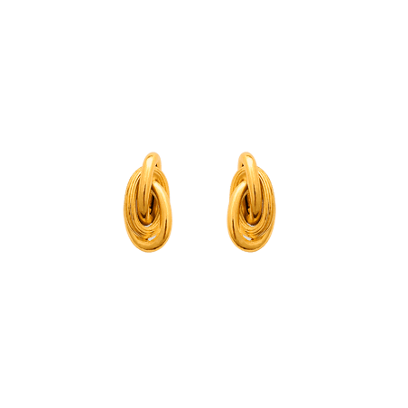 Boucles d'oreilles Or 375 Nœud antillais