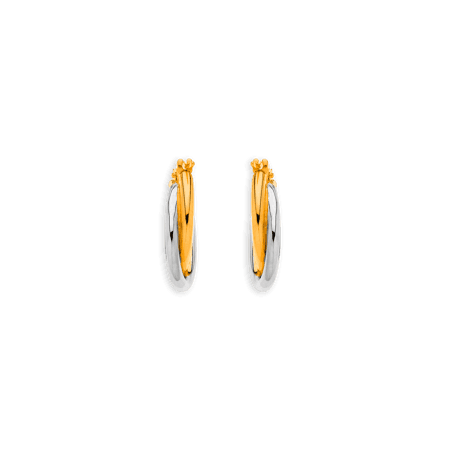 Créoles bicolore Or