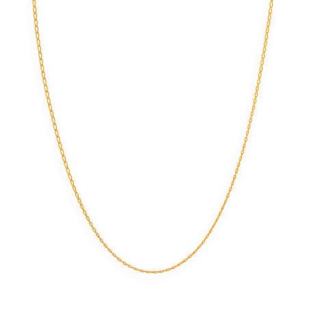 Collier chaîne or maille gourmette