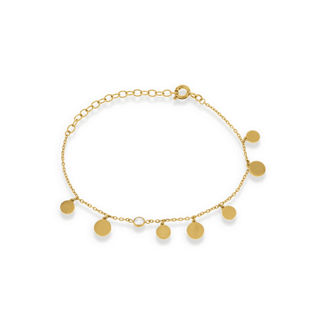 Bracelet Acier Breloques Zirconium